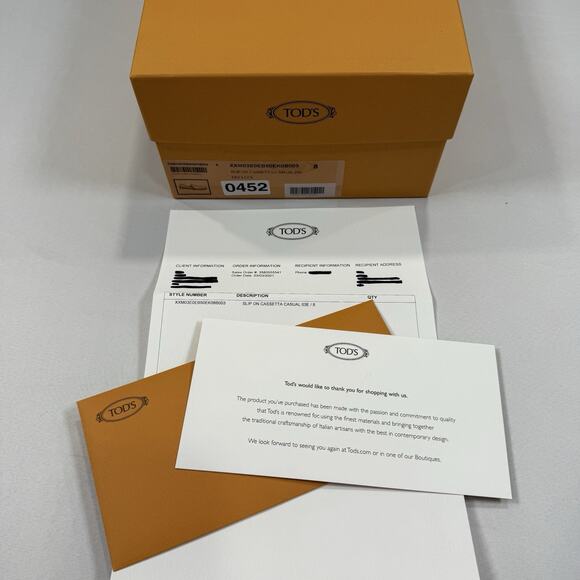 Tod’s SLIP ON CASSETTA CASUAL Loafer Size 8UK/9.5US New Receipt & Box MSRP $825 main image 7